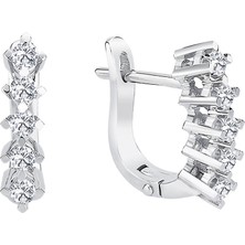 Sirius Pırlanta 0,45 Karat Pırlanta 5 Taş Küpe 0417E0056