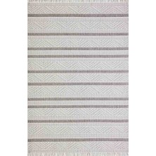 Gümüşsuyu Deco Point 15766 Geometrik Antitoz Gri Halı