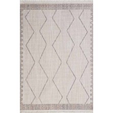 Gümüşsuyu Deco Point 15760 Geometrik Antitoz Gri Halı