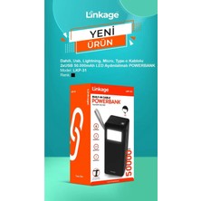 Linkage Lkp-31 POWERBANK-50000-MAH-LED Göstergeli El Fenerli Powerbank