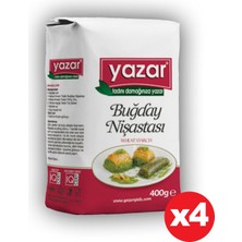 Yazar Buğday NIŞASTASI 400GR x 4 Paket