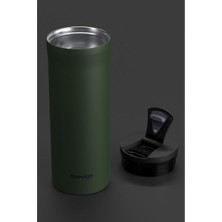 Stevig 2 Go Paslanmaz Çelik Termos Bardak 400 ml Travel Mug Green ST-204