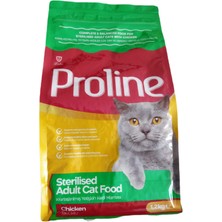 Proline. Proline Tavuklu Kısırlaştırılmış (Sterilised) Yetişkin Kedi Maması 1,2 kg X2 Adet