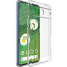 Microcase Google Pixel 7A Slim Serisi Soft Tpu Silikon Kılıf - Şeffaf AL3324