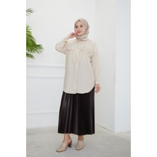 Foremia Çift Cep Kapaklı Tunik-Taş