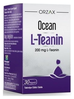 Orzax Ocean L-Teanin Takviye Edici Gıda 30 Kapsül