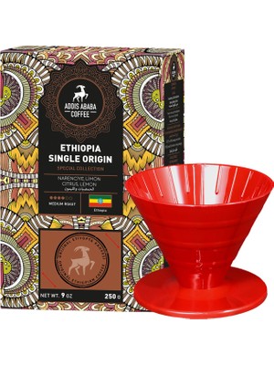 Addis Ababa Coffee Coffee Etiyopya Single Origin Coffee ve V60 Dripper