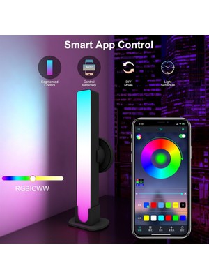 Ozma Tuya Masaüstü Bluetooth Müzik Sensörü Senfoni Işığı (Yurt Dışından)