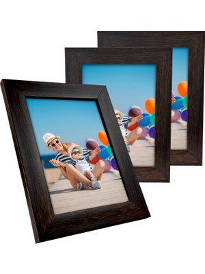 Decolıfe Çerçeve, Fotoğraf Çerçevesi, Anı Çerçevesi, Resim Çerçevesi, Çoklu Çerçeve Üçlü 10x15cm