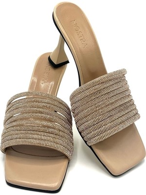 Nostra Shoes Queen Taşlı Terlik
