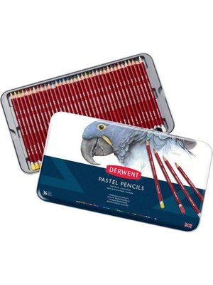 Derwent Pastel Pencil 36'lı Teneke Kutu (Pastel Kalem)