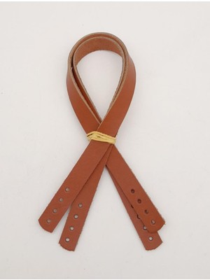 Angel Çanta Aksesuar Gerçek Deri 35X1.2 cm Taba Renk Çanta Sapı