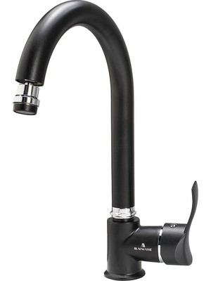 Blauwasse Code Black Mutfak Eviye Bataryası Siyah