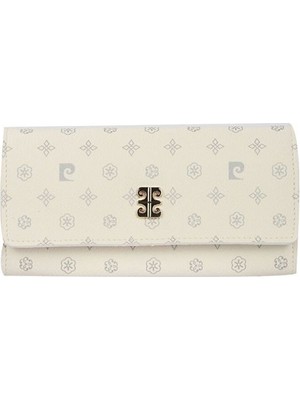 Pierre Cardin Monogram Ekru Kadın Portföy & Clutch Çanta 06PC23Y704-MN