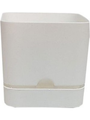 Viyalente Saksı Begonya Kare 16 cm Beyaz