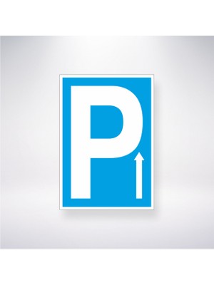 Reysa Tasarım P Yukarı Ok 21X35 Arkası Yapışkanlı Levha 21X30 cm Yapışkanlı Levha