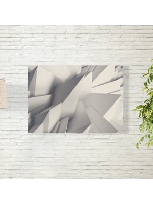 Reysa Tasarım Gri Abstract Desen Arkaplan Posteri 35X50 cm