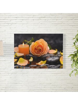 Reysa Tasarım Mum Yanında Gül Posteri 35X50 cm