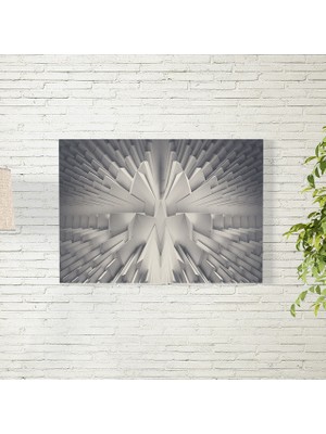 Reysa Tasarım Gri Abstract Desen Arkaplan Posteri 35X50 cm