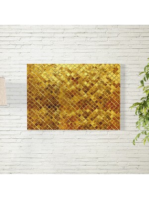Reysa Tasarım Altın Fraktal Posteri 70X100 cm
