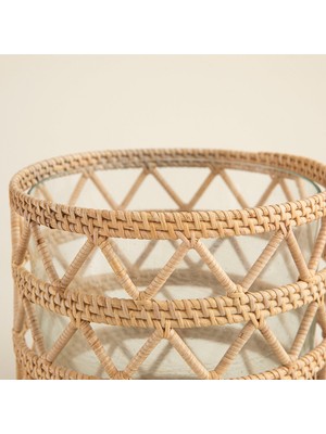 Chakra Samoa Rattan Fener 16 cm Natural