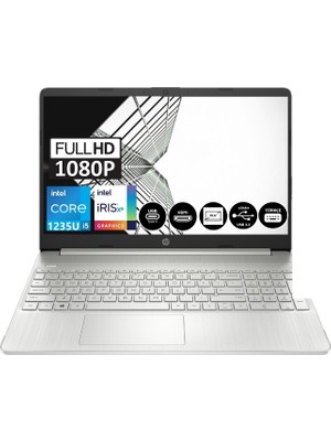 HP 15S-FQ5012NT 6G0C1EA Intel Core i5-1235U 8GB 256GB SSD Freedos 15.6" FHD Taşınabilir  Bilgisayar