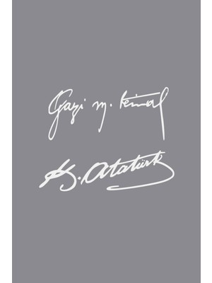 Sticker Master Atatürk Ikili Imza Sticker Oto Araba Motor Bilgisayar Notebook Sticker 20 cm - Beyaz
