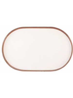 Porland Chopin Bakır Kayık Tabak 32 Cm 04alm007824