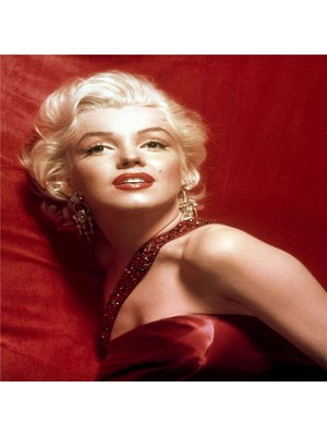 Tablosan Marilyn Monroe Fotoğrafları Doğal Taş Bardak Altlığı 4'lü Set - Natural Stone Coasters