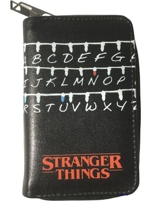 Herşey Nota Stranger Things Baskılı Cüzdan