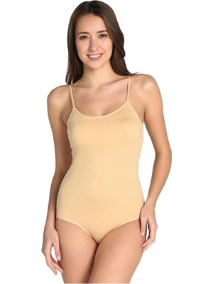 Hepsine Rakip 4lü Kadın İp Askılı Battal Kancalı Çıt Çıtlı Body Büyük Beden