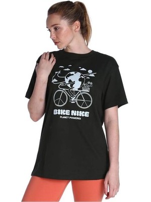 Nike W Nsw Tee Bf Earth Day Kadın Yeşil Günlük Stil Tişört DQ3047-355