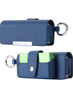 Zigver Yeni Renk Tuval Malzeme Durumda Iqos Iluma Başbakan Için Iluma Çanta Saklama Kutusu Evrensel Boyutu Tutucu Dark Blue