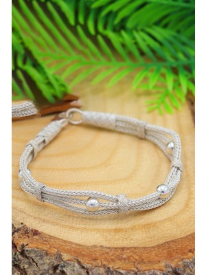 Midyat Nurtaş Gümüş 1000 Ayar Kazaziye Gümüş Bileklik 201022316