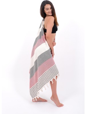 Metis Tekstil 100 x 180 cm Saçaklı Peştamal Renkli
