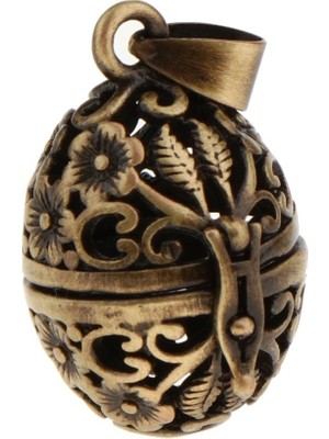 Lanfy Hollow Locket Kolye Koku Uçucu Yağ Difüzör Takı Kolye Için - Bronz (Yurt Dışından)