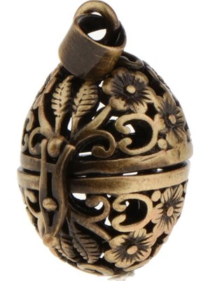 Lanfy Hollow Locket Kolye Koku Uçucu Yağ Difüzör Takı Kolye Için - Bronz (Yurt Dışından)