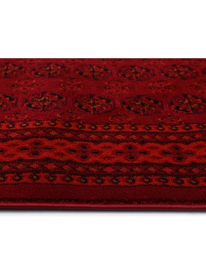 Giza Home Afgan Türkmen Otantik Desenli Dokuma 9581B Salon ve Oturma Odası Halısı 80 x 300 cm