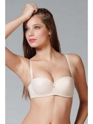 Yeni Inci 6666 Kadın Balenli Destekli Straplez Sütyen