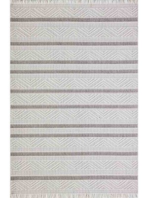 Gümüşsuyu Deco Point 15766 Geometrik Antitoz Gri Halı