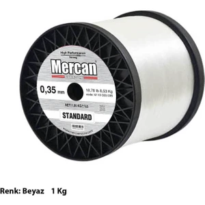 Standart 1 kg Beyaz Bobin Misina
