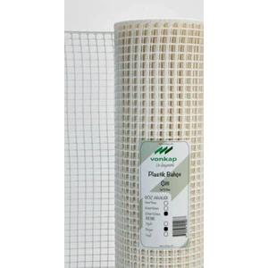 Plastik Dekoratif Bahçe Çiti Balkon Filesi Kedi Filesi Çocuk Güvenlik Filesi Beyaz 1 m x 5 m