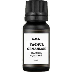 Yağmur Ormanları Saf Esansiyel Uçucu Yağ Buhurdanlık Yağı Difüzör Esansı Aromaterapi Yağı 10 ML