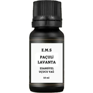 Paçuli & Lavanta Saf Esansiyel Uçucu Yağ Buhurdanlık Yağı Difüzör Esansı Aromaterapi Yağı 10 ML