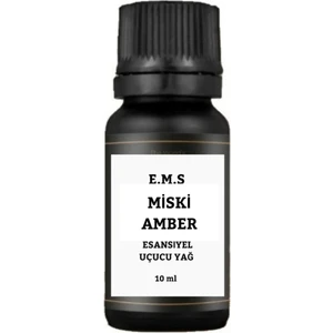 Miski Amber Saf Esansiyel Uçucu Yağ Buhurdanlık Yağı Difüzör Esansı Aromaterapi Yağı 10 ML