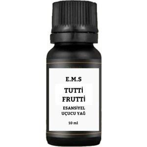 E.m.s Tutti Frutti Saf Esansiyel Uçucu Yağ Buhurdanlık Yağı Difüzör Esansı Aromaterapi Yağı 10 ML