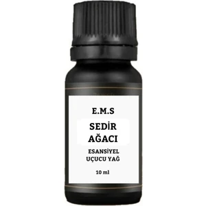 E.m.s Sedir Ağacı Saf Esansiyel Uçucu Yağ Buhurdanlık Yağı Difüzör Esansı Aromaterapi Yağı 10 ML