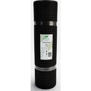 Plastik Dekoratif Bahçe Çiti Balkon Filesi Kedi Filesi 5 mm x 5 mm Siyah 5 m