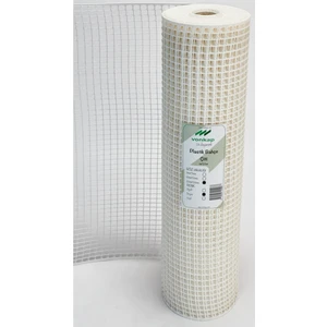 Dekoratif Plastik Bahçe Çiti Balkon Filesi Beyaz 20 mm x 20 mm (1 m x 35 m)