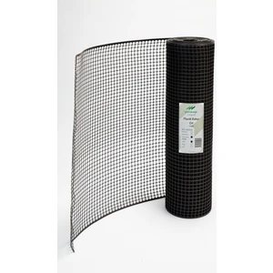 Plastik Dekoratif Bahçe Çiti Balkon Filesi Siyah 1 m x 25 m